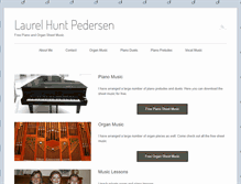 Tablet Screenshot of laurelhuntpedersen.com